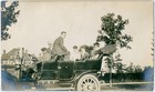 Antique Snapshot Photo 1907-08 Packard Model 30 Touring Car Gal Wearing Goggles — photo 1