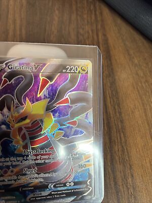 GIRATINA V 185/196 Full Art Ultra Rare Lost Origin Pokemon Card NM