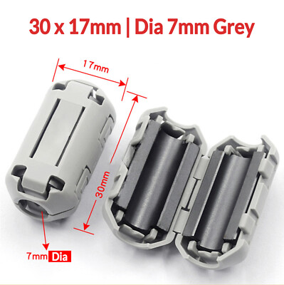 Taigoehua RFI/EMI Noise Suppressor Cable Clips – 20 Pack For 5mm, 7mm, 9mm Cables - View #6