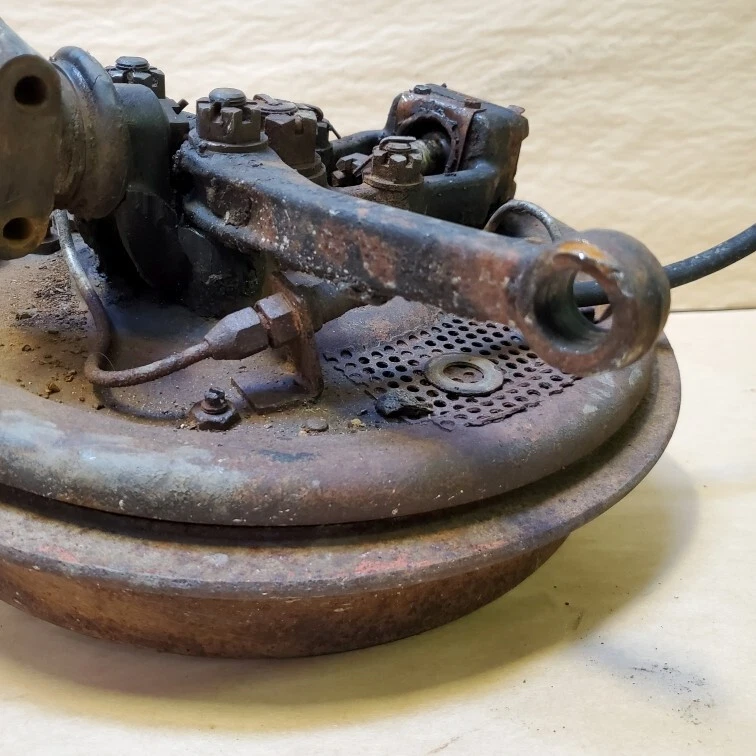 Tambor de freno cubo rueda enlace vertical suspensión delantera derecha Jaguar Mark VII MK 7 Foto 3 de 4