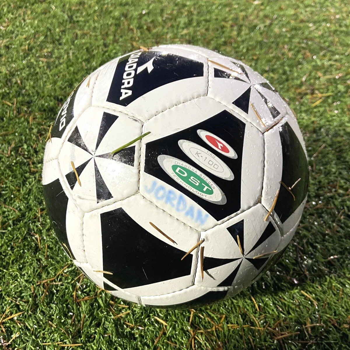 Diadora Tiro K 100 Size 5 Soccer Ball NFHS Black White eBay