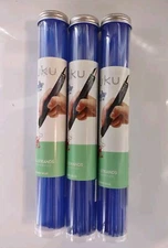 (3 Pack) Juku Brand 3Doodler Create 101-Piece Refill Kit Clear Blue NEW