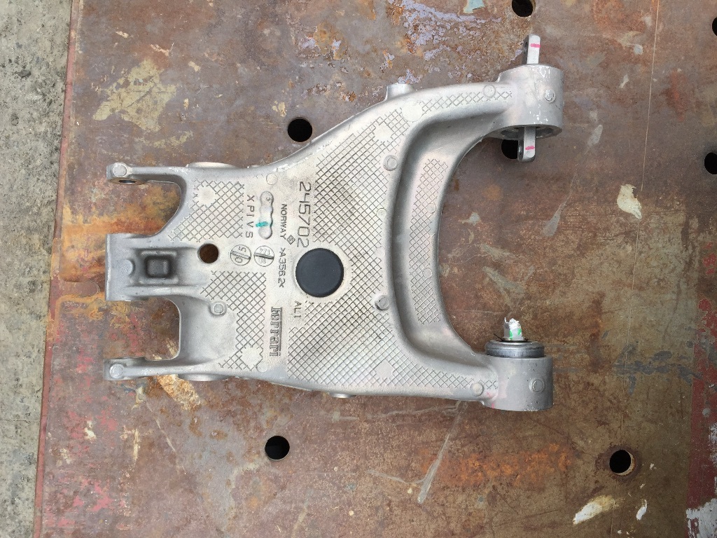 Ferrari California rear left lower control arm damaged