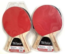 Franklin Table Tennis Set With Four 4 Paddles. PIP-OUT RUBBER PADDLES