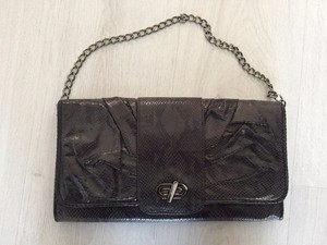 monsoon silver clutch bag