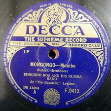 78rpm EDMUNDO ROS gandinga / mondongo F 9413