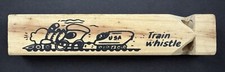 Vintage Wooden Steam Train Locomotive Whistle - Made in USA