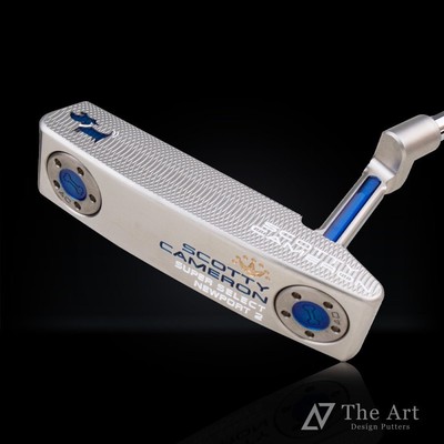Scotty Cameron 2023 Super Select Newport 2 Happy Dog M Clear Blue 
