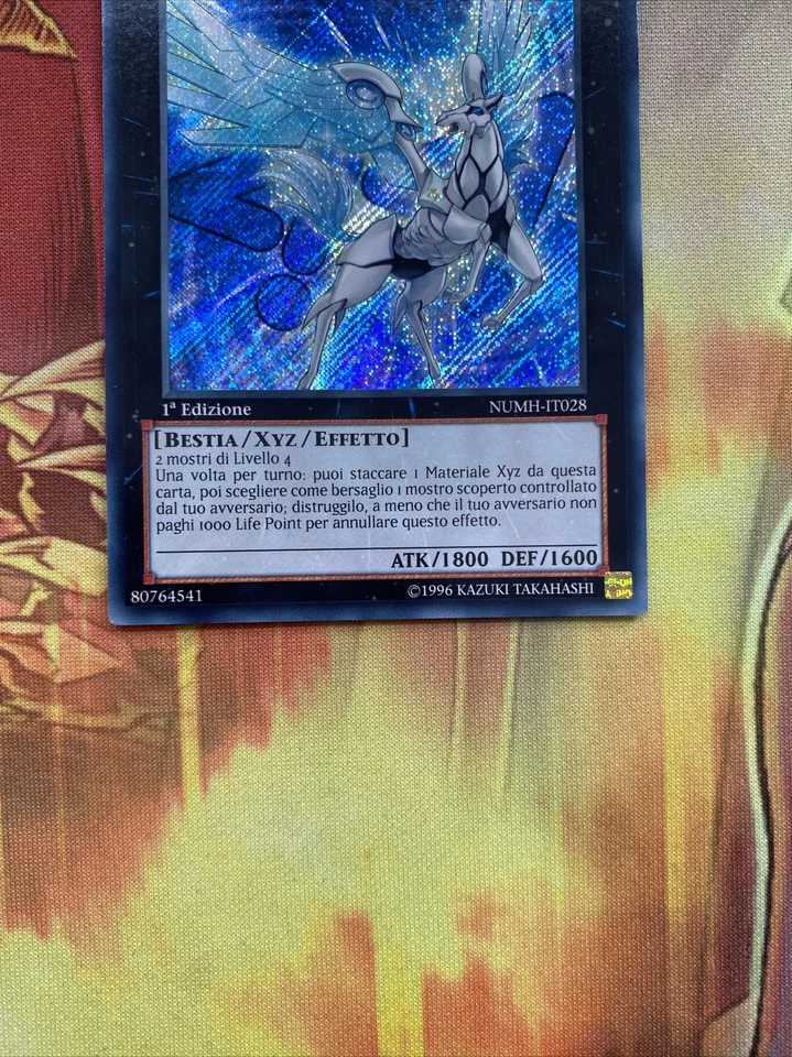 NUMH-EN028 (ITALIAN) Yugioh Number 44: Sky pegasus 1st edition Secret rare - Image 3 of 4