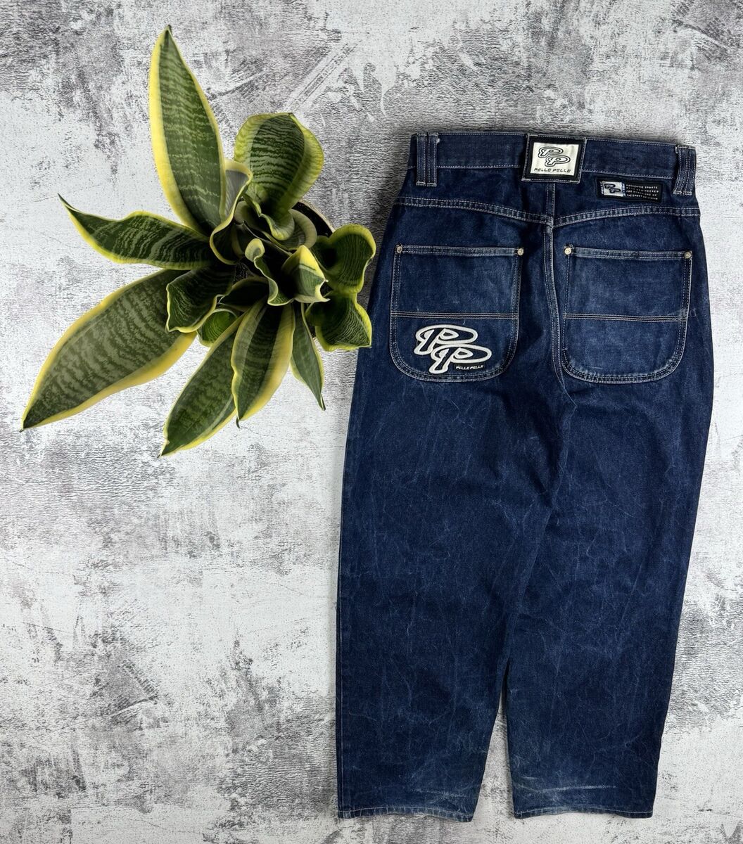 PELLE PELLE VINTAGE DENIM RAP HIP HOP BAGGY SKATE CARPENTER PELLE PELLE VINTAGE DENIM RAP HIP HOP BAGGY SKATE CARPENTER