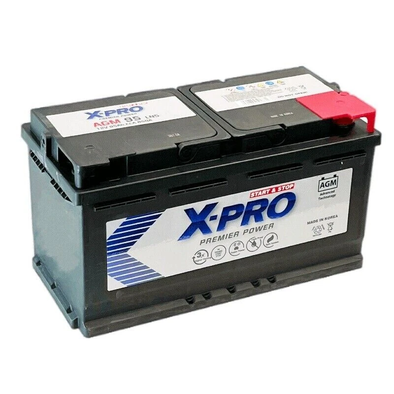 019 AGM Car Battery 12V 95Ah 850A Stop-Start X-PRO AGM95 | eBay