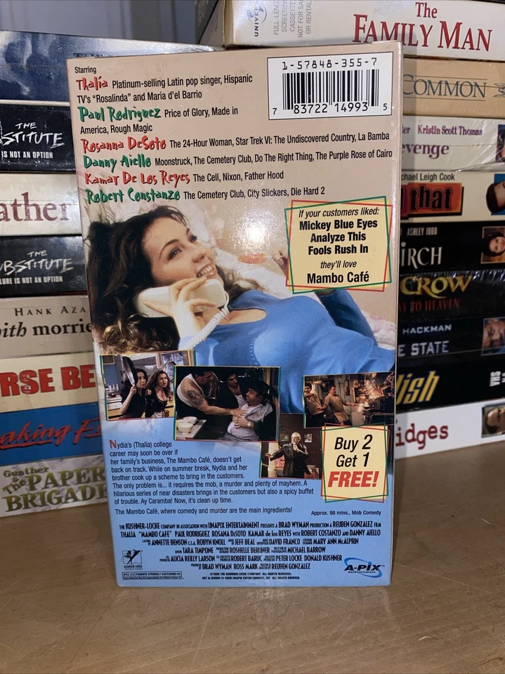 Mambo Café VHS Demo 2000 Sealed Screener Demo Promo Tape New Rare HTF OOP - Image 3 of 4