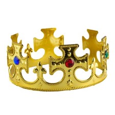 Gold King Costume Crown
