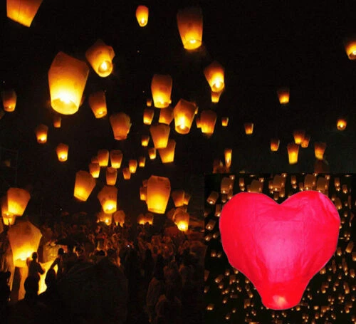 Festoni, ghirlande e striscioni rossi per feste e party