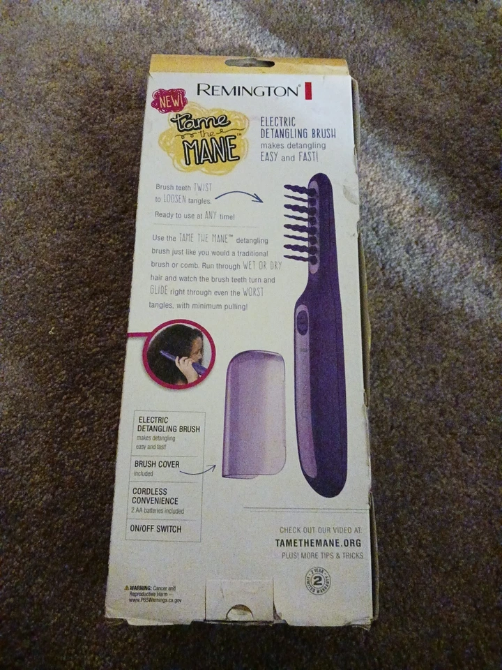 cepillo desenredante eléctrico remington Foto 2 de 2