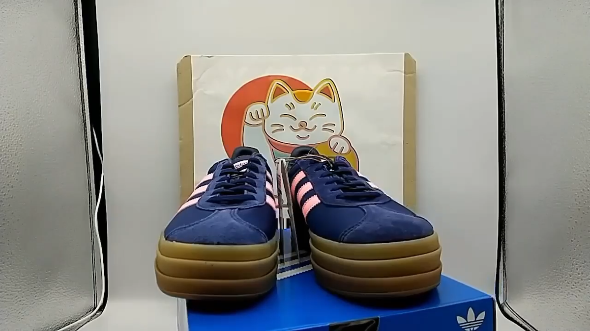 Adidas Originals GAZELLE BOLD Dark blue / Pink spark IG4390 Women 