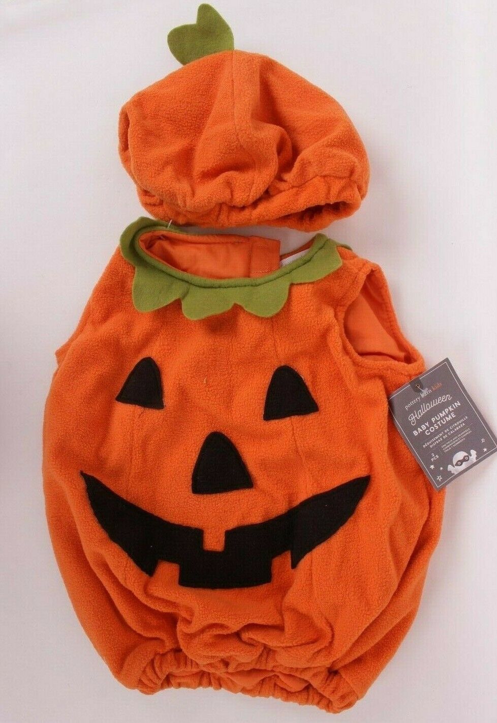 Pottery Barn Kids Baby Pumpkin costume 12-24 18 months Halloween