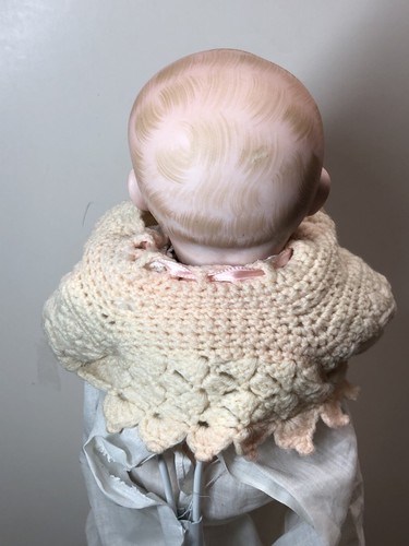 12” Antique Kestner Bisque Doll Germany JDK 7 1/2 Bald Head Baby O/C Mouth #SC5 - Picture 6 of 12