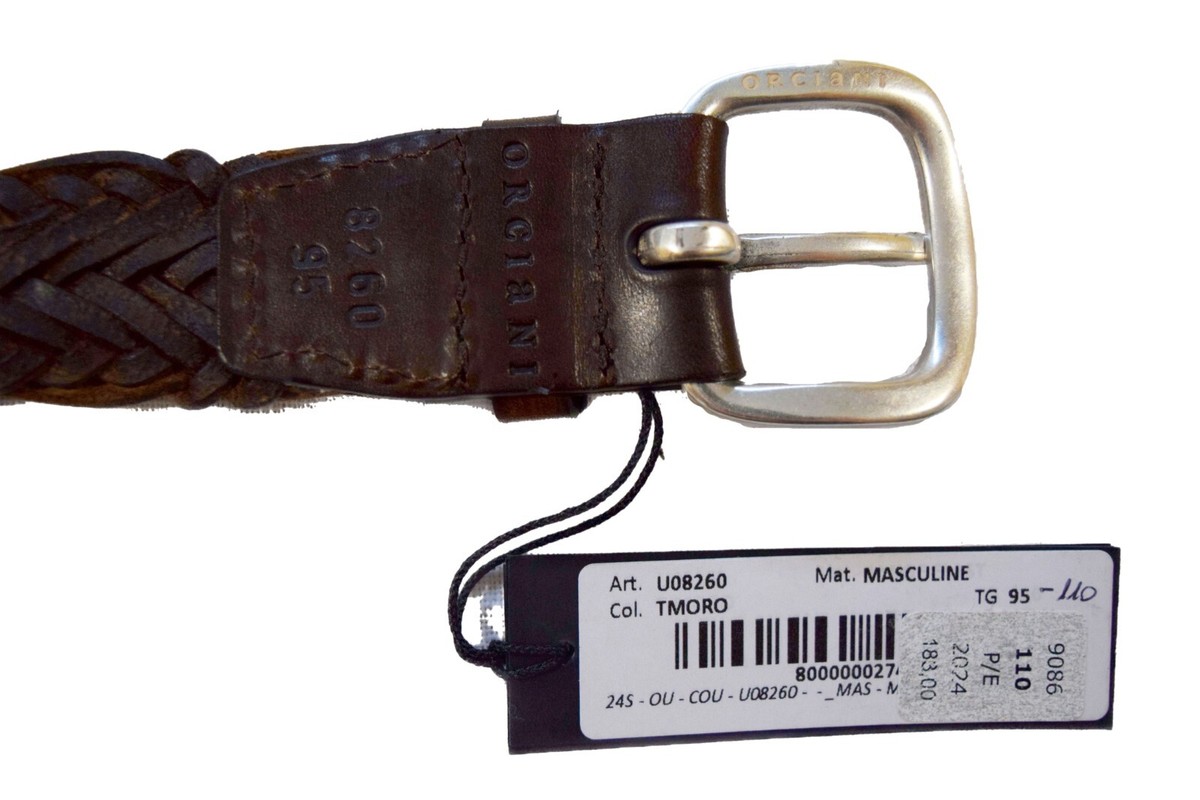 Cintura Uomo In Vera Pelle Cuoio Casual Classica Accorciabile Made In Italy - Foto 13