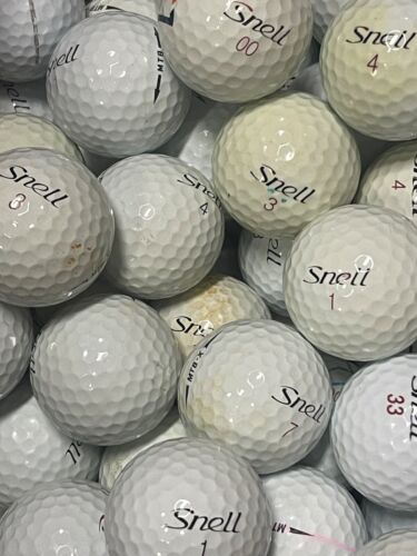 100 pelotas de golf Snell Mix blancas usadas - grado 2A AA Shag práctica Hit-A-Way - Imagen 3 de 4