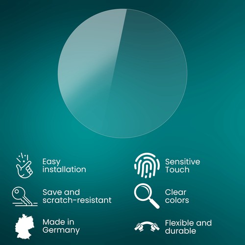 atFoliX 3x Protective Film for Smartwatcher Spirit 44mm clear&flexible - 第 3/8 張圖片
