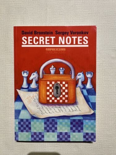 Sergey Voronkov David Bronstein Secret Notes Chess Book VGC - Bild 1 von 20