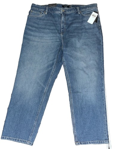 Lauren Ralph Lauren high-rise straight ankle size 18 W stretch jeans MSRP $115 - Picture 2 of 13
