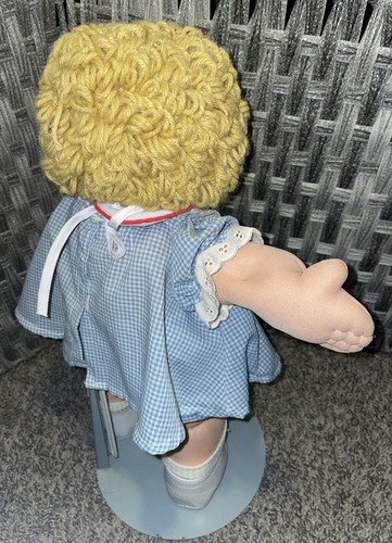 1982 Cabbage Patch Kids Doll Model 2 BRAT FACE Coleco Blonde Hair Green Eyes - Picture 3 of 5