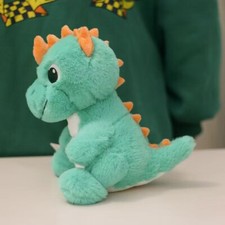 Cute green dinosaur plush toy doll birthday gift