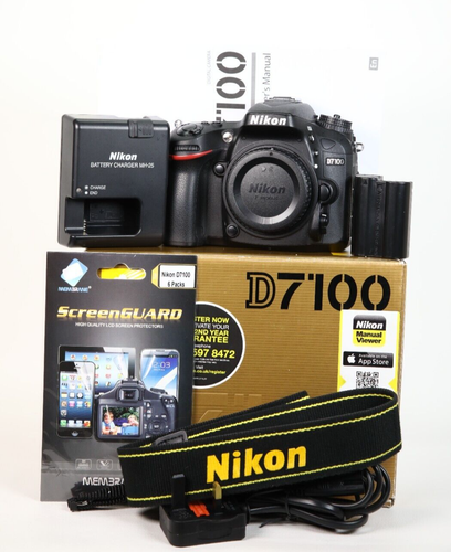 Nikon D7100 24.1 MP Digital SLR Camera Body Only, Shutter Count: 5003, Great.