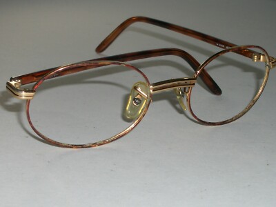 RAY BAN RB3004 W2543 DOUBLE BAR SLEEK OVAL GOLD SUNGLASSES/EYEGLASS FRAME ONLY 