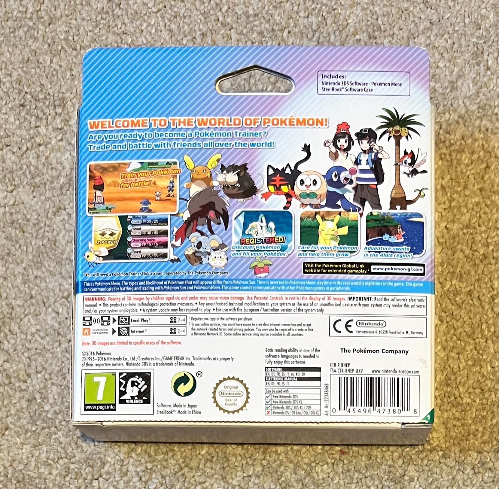 Pokémon Moon Fan Edition Nintendo 3DS BRAND NEW and unopened eBay