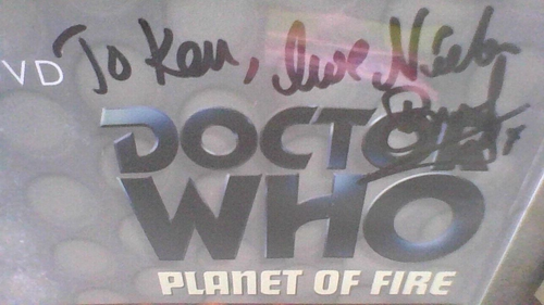 Doctor Who - DVD - Planet of Fire - signed autograph NICOLA BRYANT first outing - Picture 2 of 4