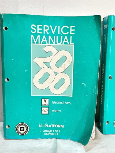 GM Service Manual 2000 Pontiac Grand Am Oldsmobile Alero Bd 1-2 - Bild 2 von 11