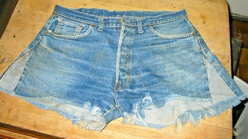 Vintage Levi's 501 Big E Redline Jeans CUTOFF SHOR