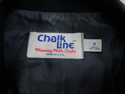 Mack Trucks Satin Bomber Jacket (S) Chalk Line 3-Stripe "Ultra-Liner" Model - Picture 7 of 12