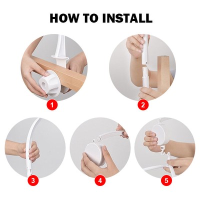 Baby Crib Mobile Bed Bell Holder Toy Hanger Arm Bracket Wind Up Music Box Au Ebay