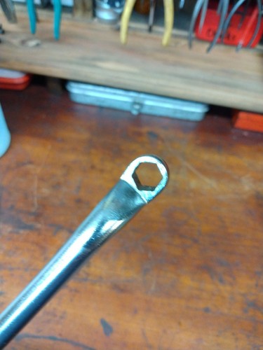 Snap On Tools 1/4" x 3/8" 6 point brake bleeder wrench B1458C USA - Picture 4 of 10