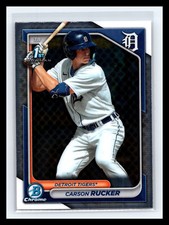 🔥 CARSON RUCKER 2024 1ST BOWMAN CHROME PROSPECTS RC # 65