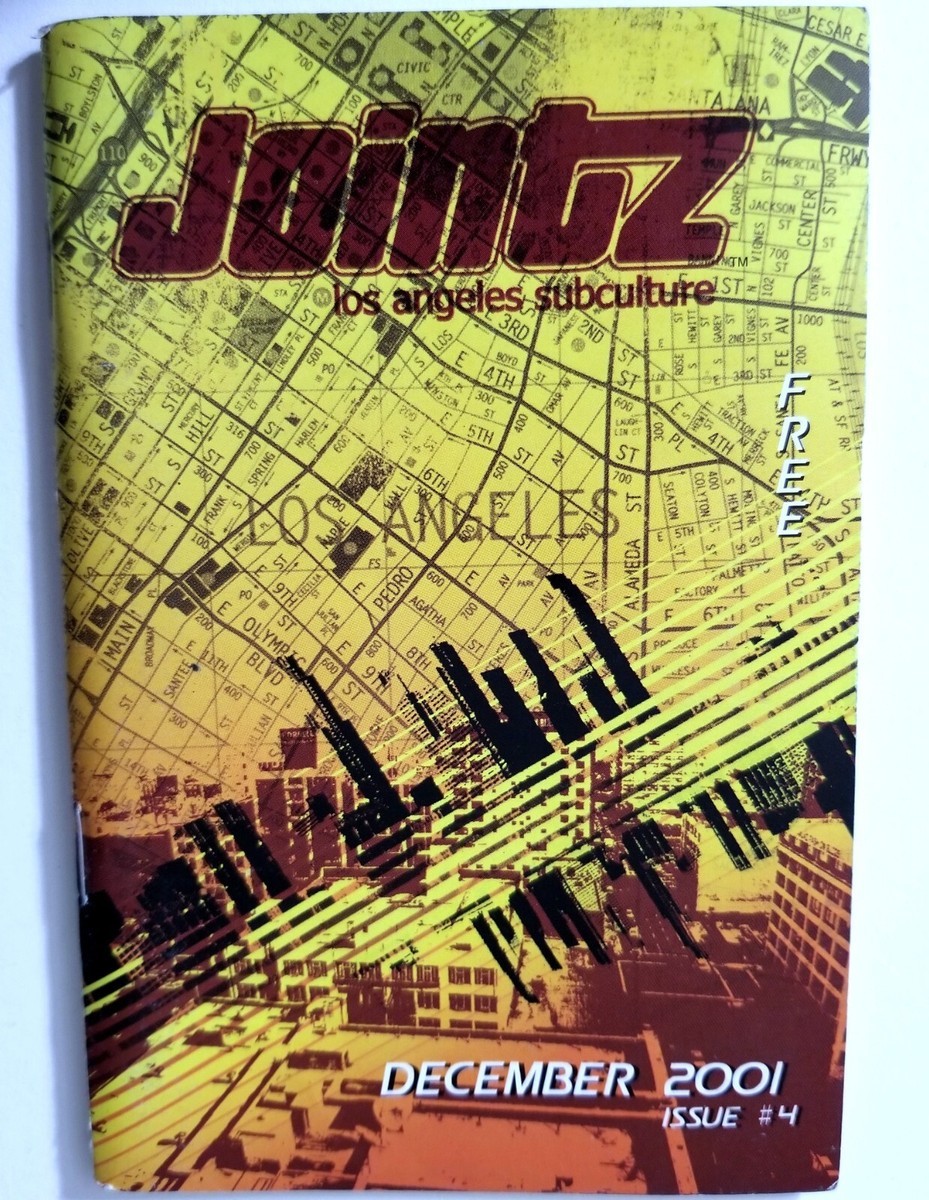 JOINTZ MAGAZINE #4 2001 HIPHOP ZINE GRAFFIT FANZINE EDM DJ DAN