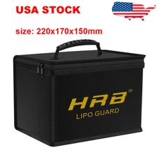 HRB Lipo Battery Explosionproof Safe Guard Fireproof Bag Storage & Charge Box