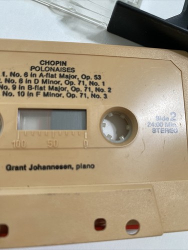 GRANT JOHANNESEN PIANO - CHOPIN POLONAISES - ALLEGRETTO 8043 CASSETTE TAPE - Foto 6 di 7