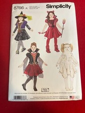 Simplicity, 8766, Childs Costume, Girl, Size 3-8, Uncut,