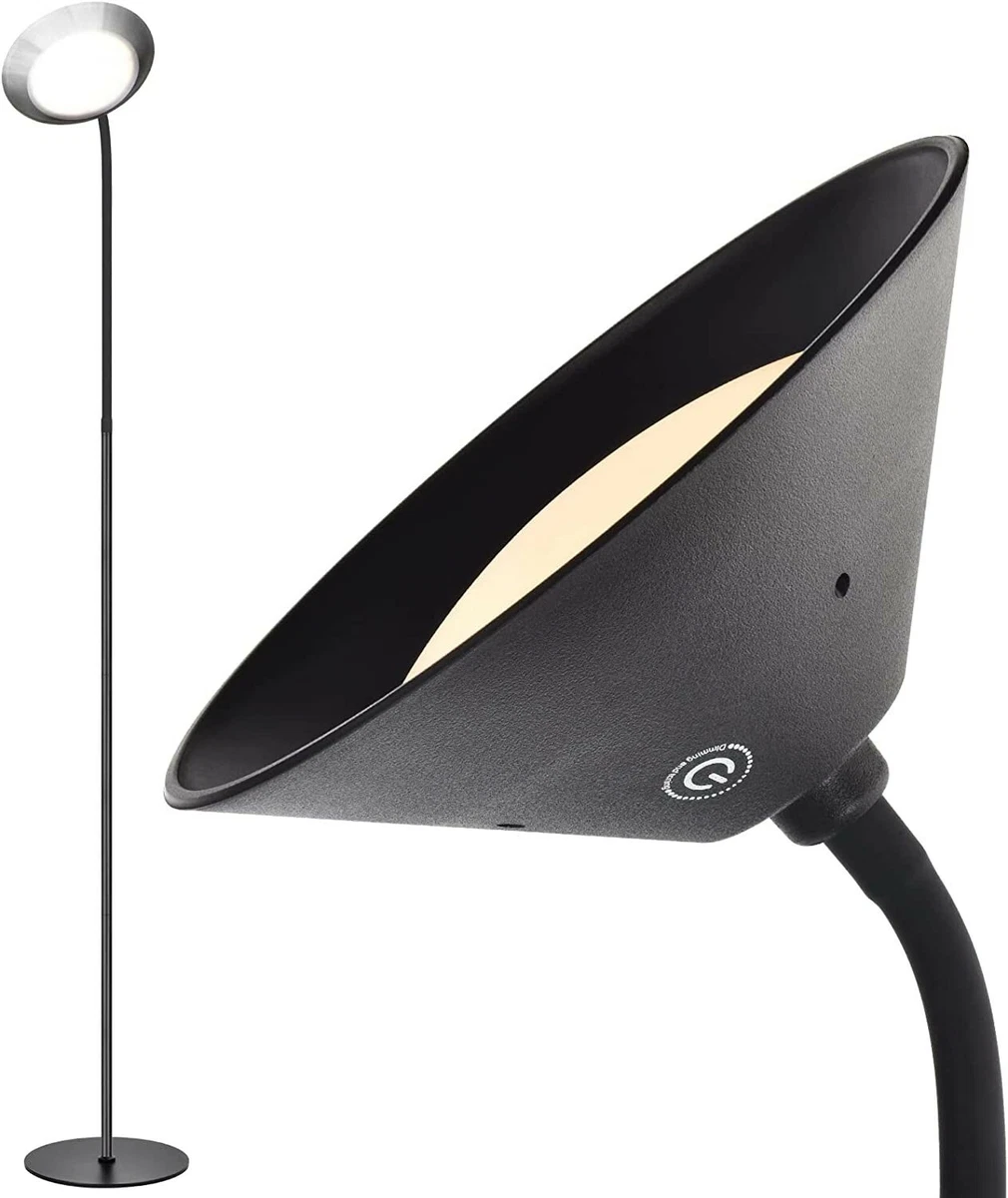 Modern Led Floor Lamp Standing Reading Black Touch Living Room