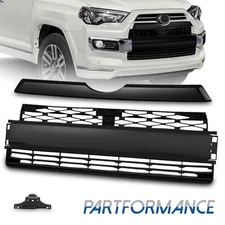 For 2014-20 Toyota 4Runner Limited Front Black Bumper Grill & Molding GrilleTrim