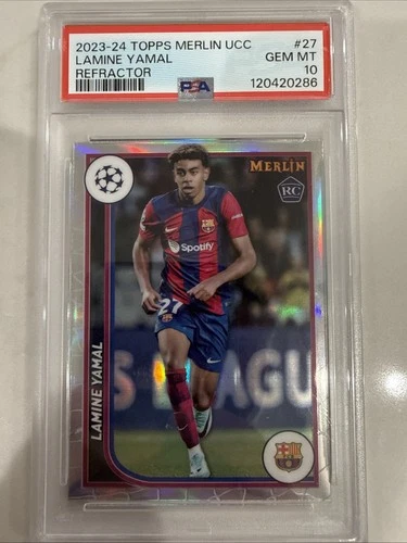 2023 Merlin Uefa Lamine Yamal Refractor /250