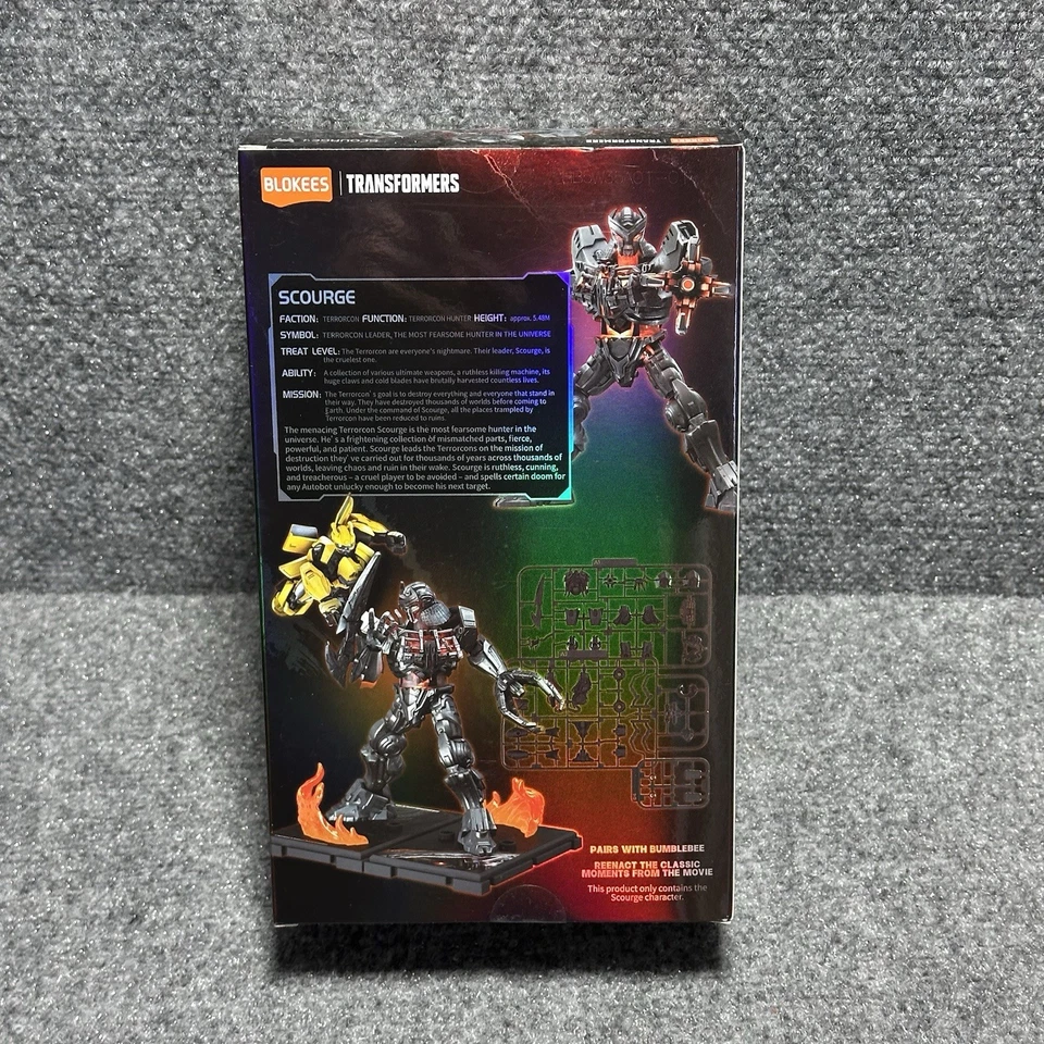 Blokees Transformers Scourge Clásico Clase Modelo Kit Figura 75 Piezas Nuevo Precintado Foto 4 de 4