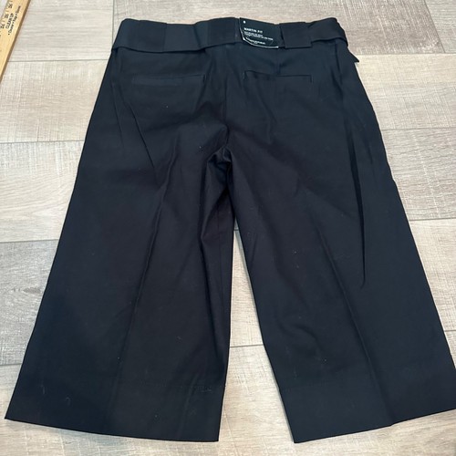 BANANA REPUBLIC CROPPED CAPRI PANTS MARTIN FIT BLACK NEW SIZE 8 - Picture 6 of 7