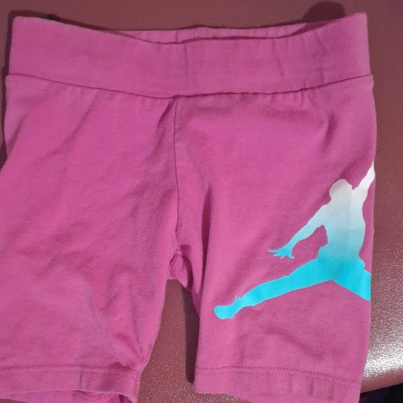 Girls Pink Jordan shorts Size 5-6
