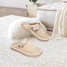 Wildlederclogs für Erwachsene, Arbeitsschuhe zum Anziehen, Sohlen